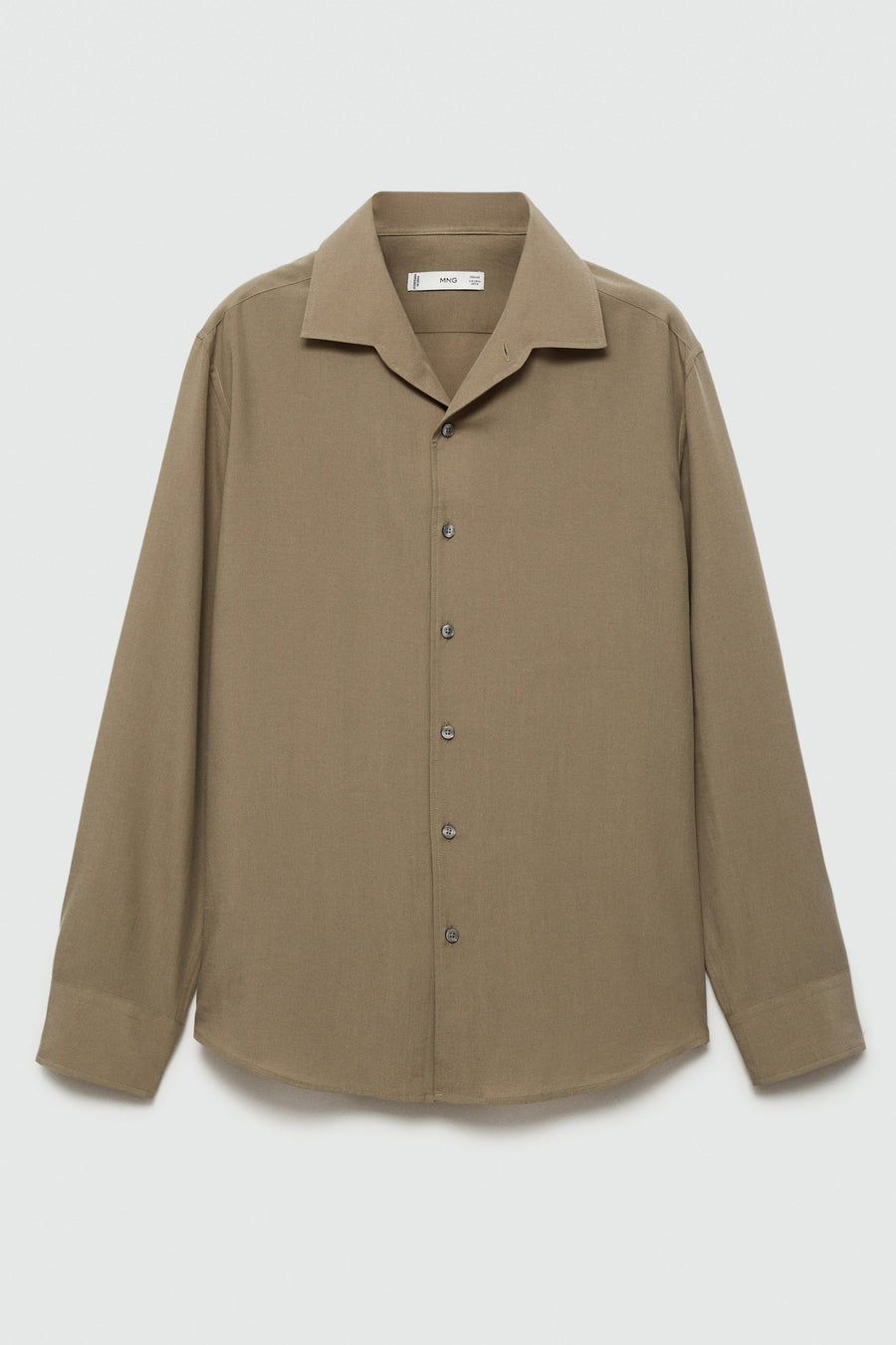 Chemise à manches longues - brun - MANGO