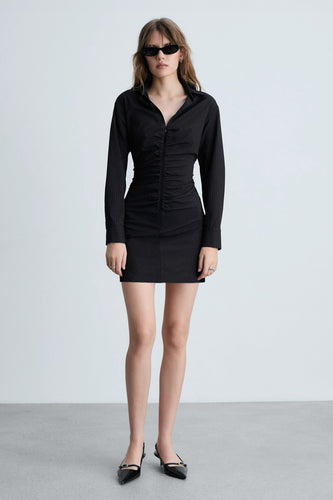 Robes à manches longues - bleu - MANGO