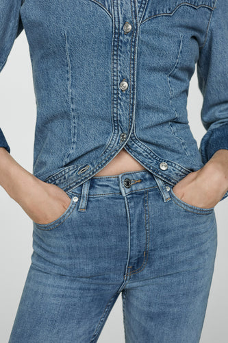 ABBY - mid blue denim - MANGO - 5