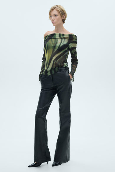 Blouse à manches longues - multicolore