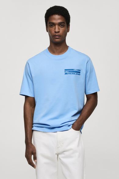 T-shirt à manches courtes - bleu