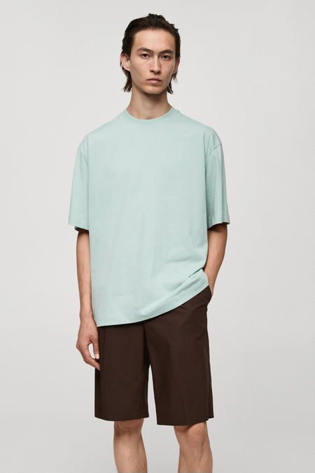 T-shirt (manches courtes) Bleu - Mango