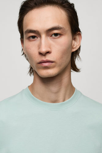 T-shirt à manches courtes - bleu - MANGO