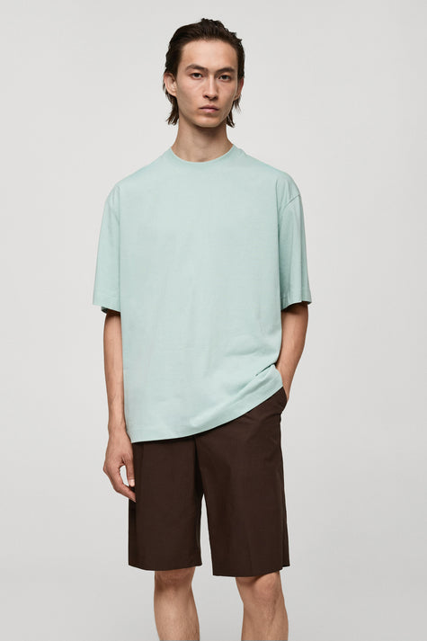 T-shirt (manches courtes) Bleu - Mango