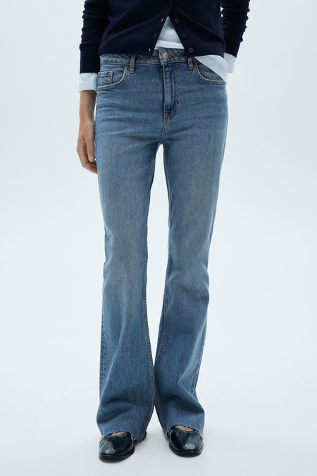 FIONA - mid blue denim