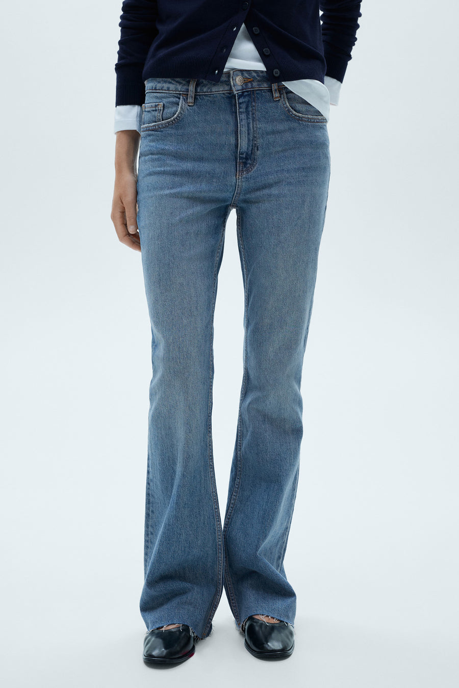 FIONA - mid blue denim - MANGO