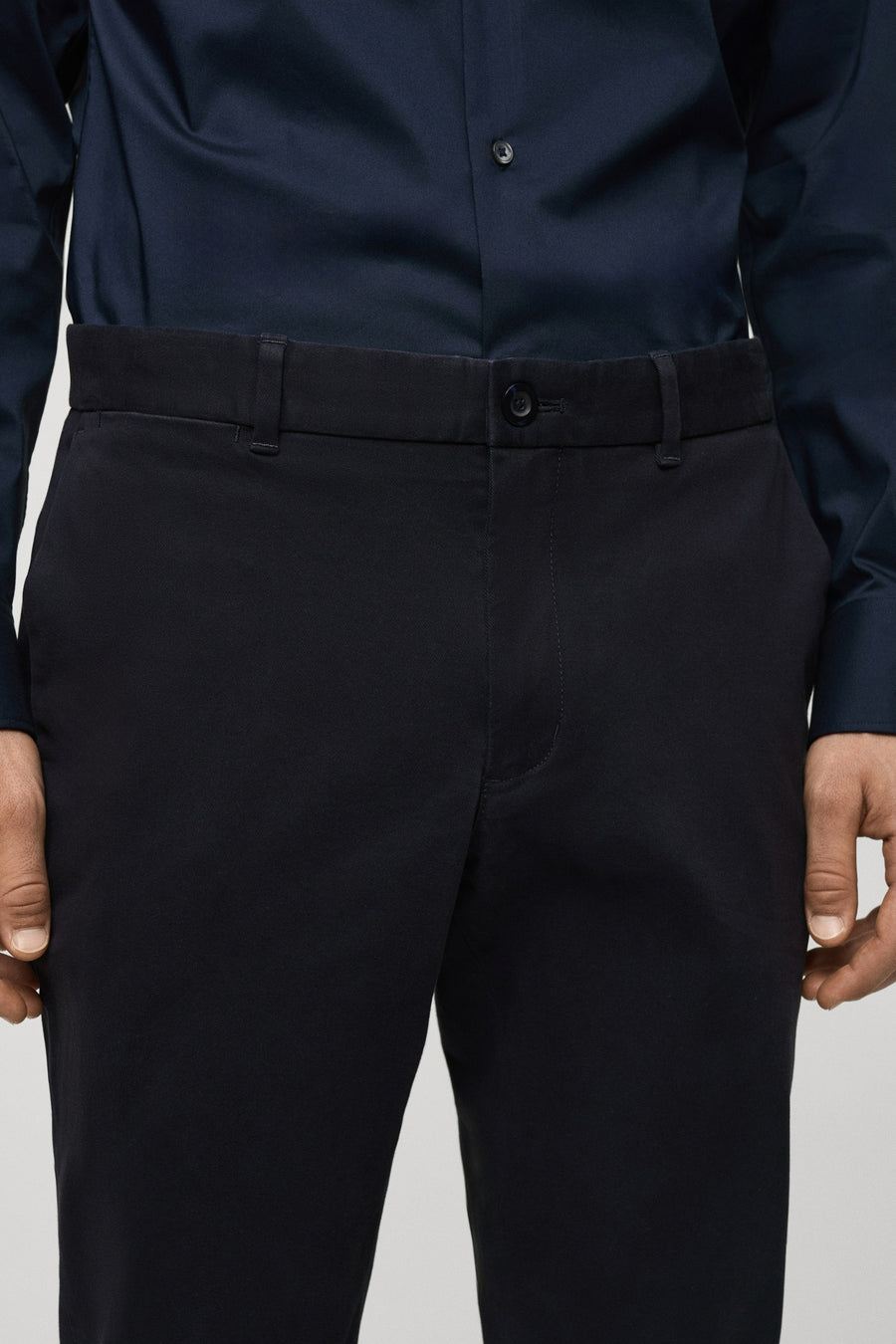 Chino - bleu - MANGO