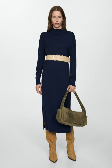 Robes manches longues Bleu - Mango