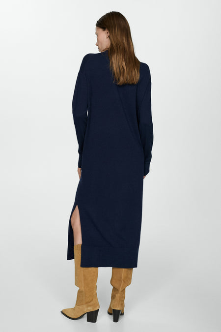 Robes manches longues Bleu - Mango