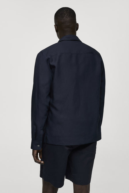 Chemise à manches longues - bleu