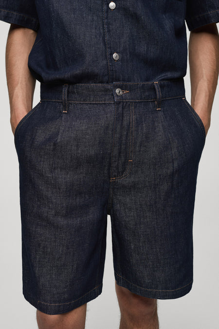 short en jean Denim - Mango