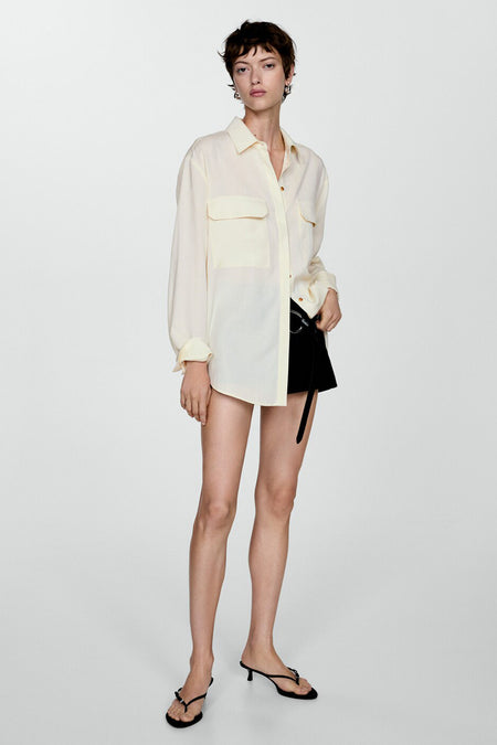 Chemisier (manches longues) Beige - Mango