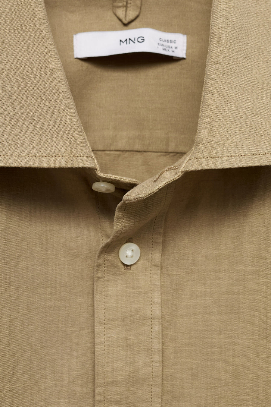 Chemise à manches longues - vert - MANGO