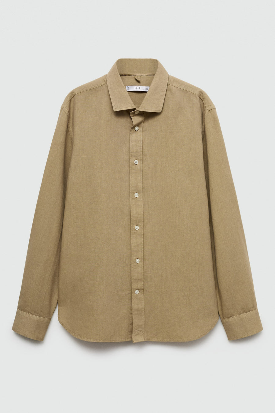 Chemise à manches longues - vert - MANGO