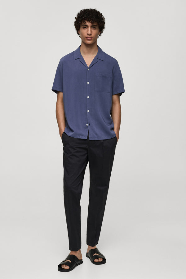 Chemise (manches longues) Bleu - Mango