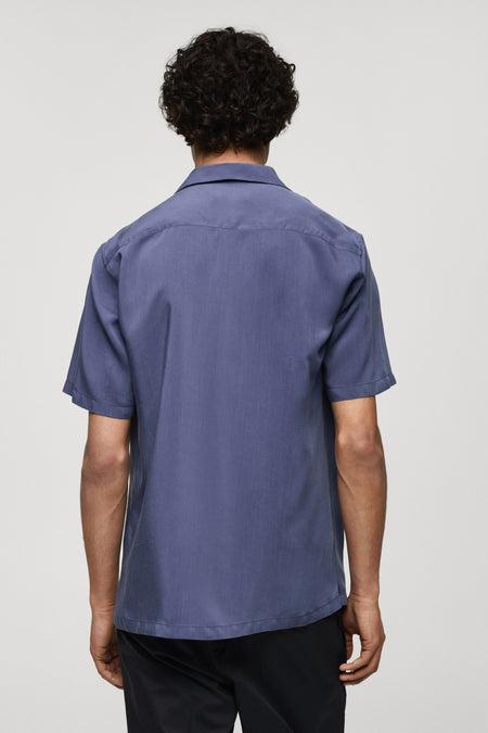 Chemise à manches longues - bleu