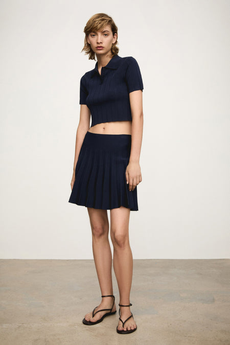 Polo à manches courtes - bleu