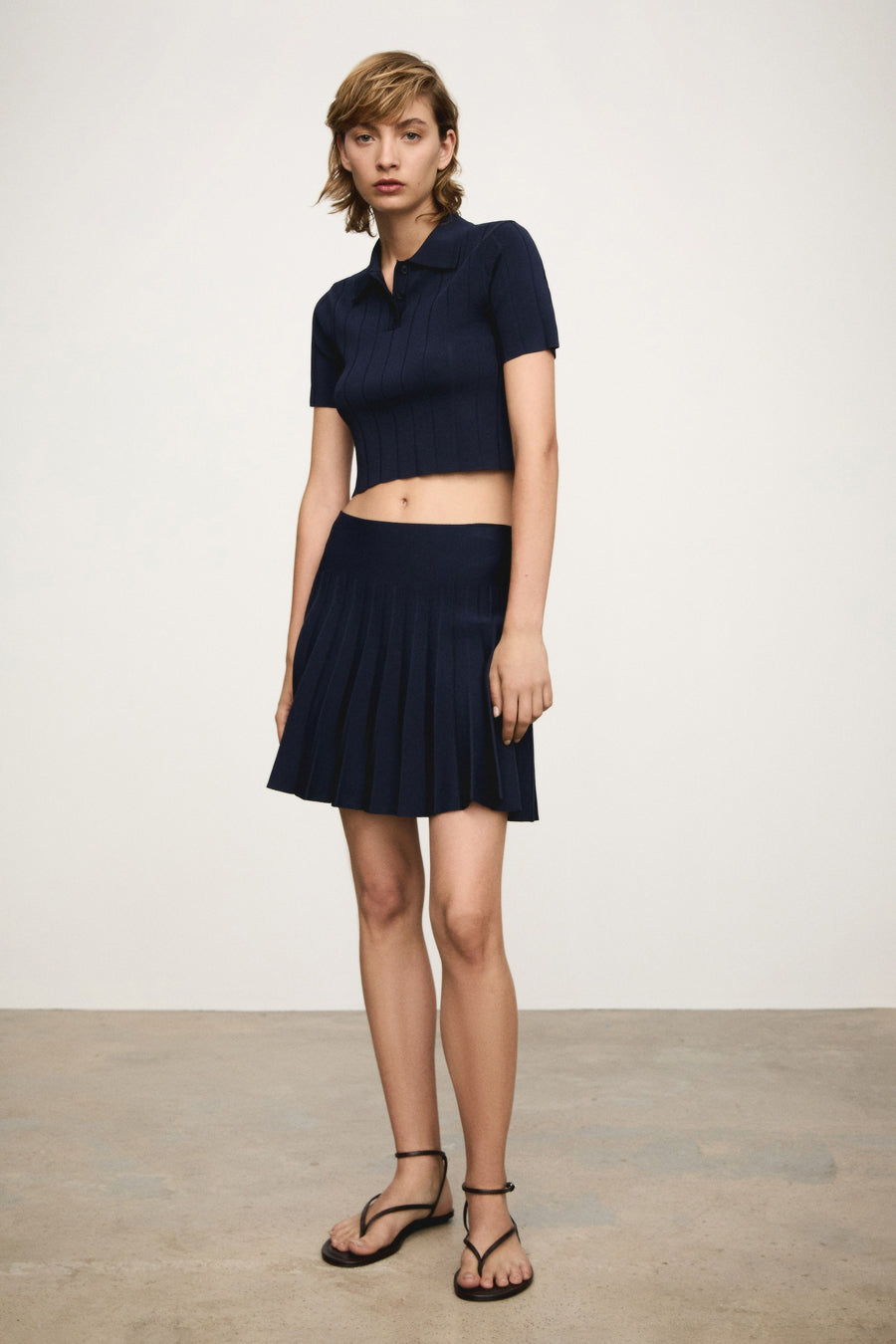 Polo à manches courtes - bleu - MANGO