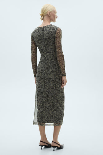 Robes à manches longues - gris - MANGO