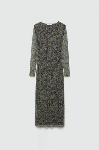 Robes à manches longues - gris - MANGO