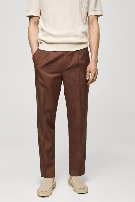Pantalon de saison Rouge - Mango