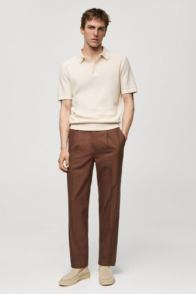 Pantalon de saison Rouge - Mango