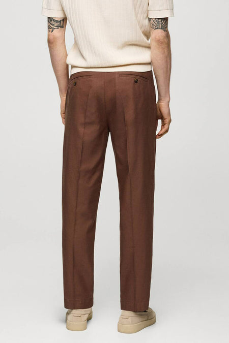 Pantalon de saison Rouge - Mango