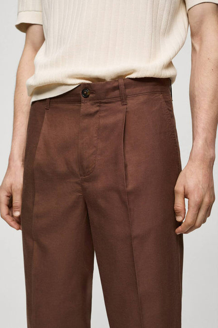 Pantalon de saison Rouge - Mango