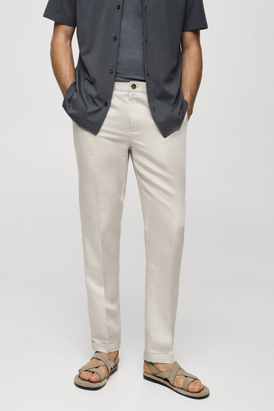 Pantalon de saison Blanc - Mango