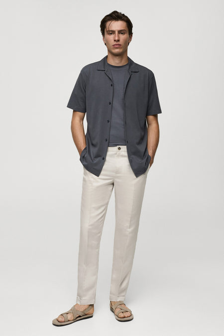 Pantalon de saison Blanc - Mango