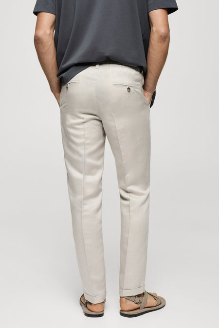 Pantalon de saison Blanc - Mango