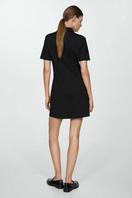 Robe à manches courtes - noir