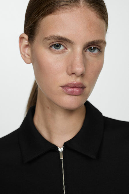Robe à manches courtes - noir