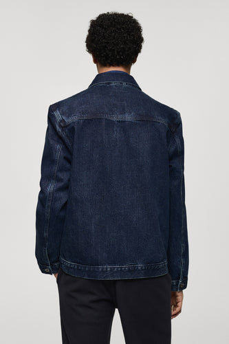 Veste en jean - mid blue denim - MANGO