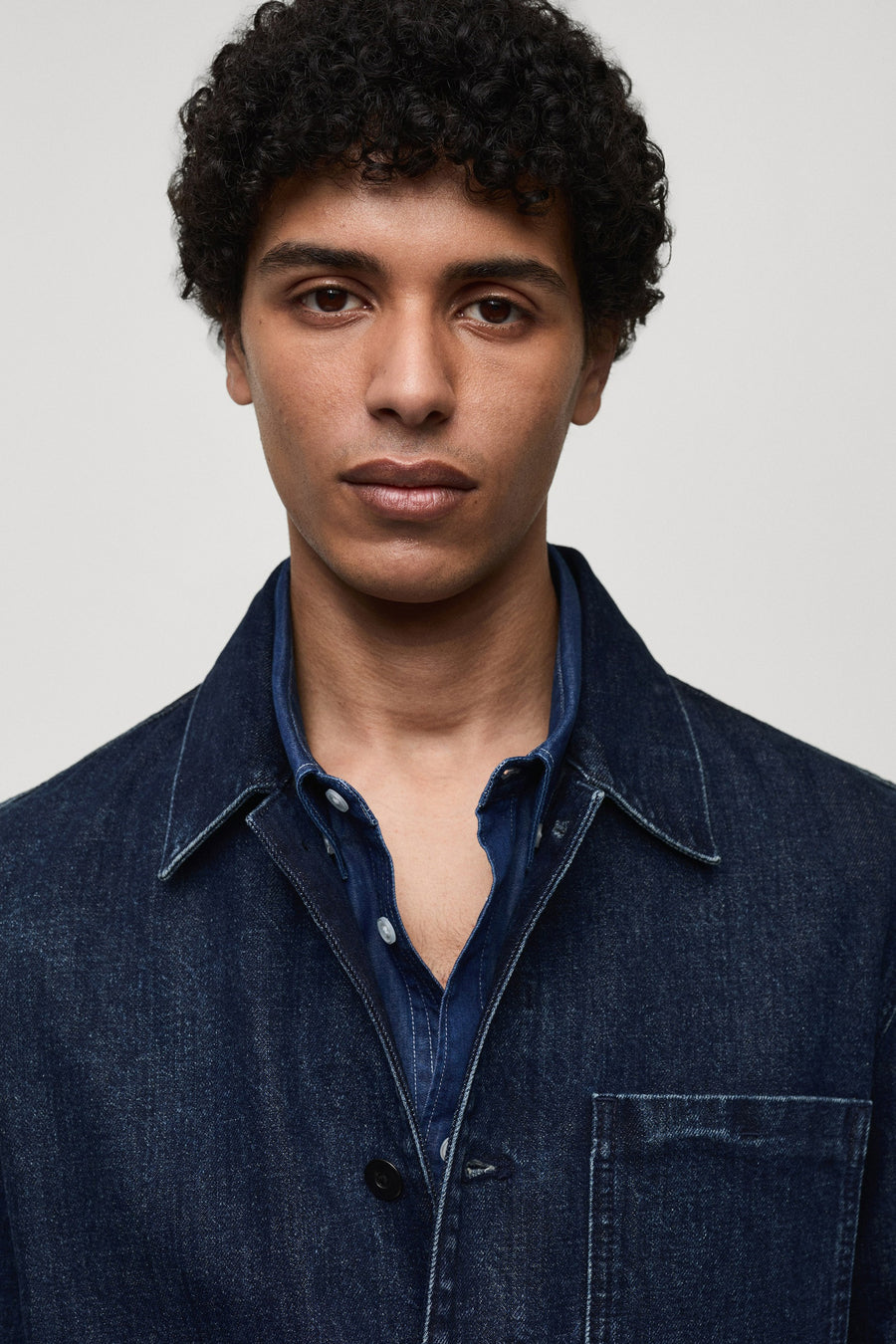 Veste en jean - mid blue denim - MANGO