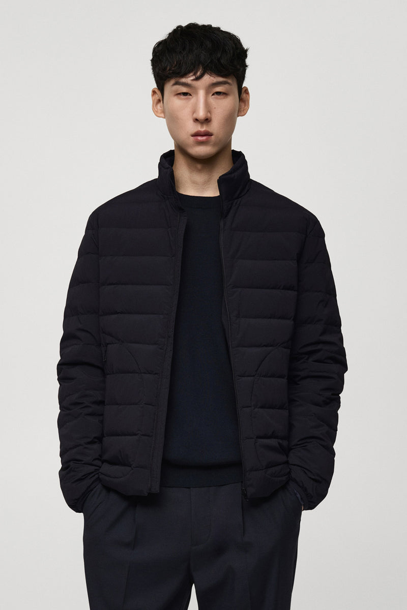 Veste courte Bleu - Mango