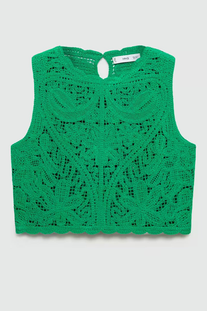 Débardeur Vert - Mango