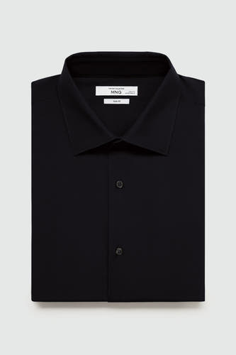 Chemise à manches longues - noir