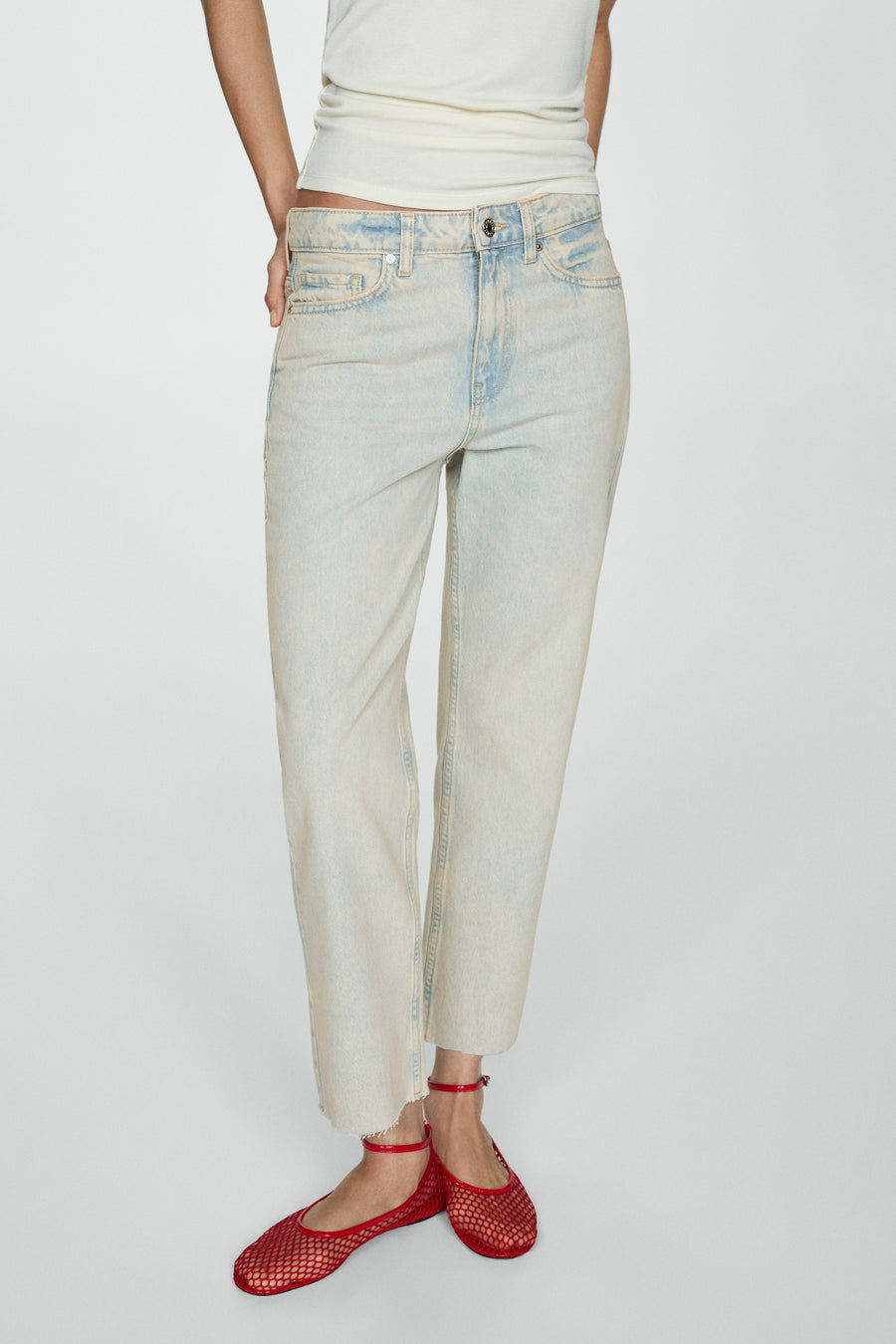 BLANCA - light blue denim - MANGO - 1