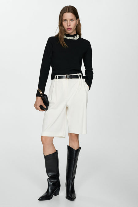 Pull à col rond - multicolore