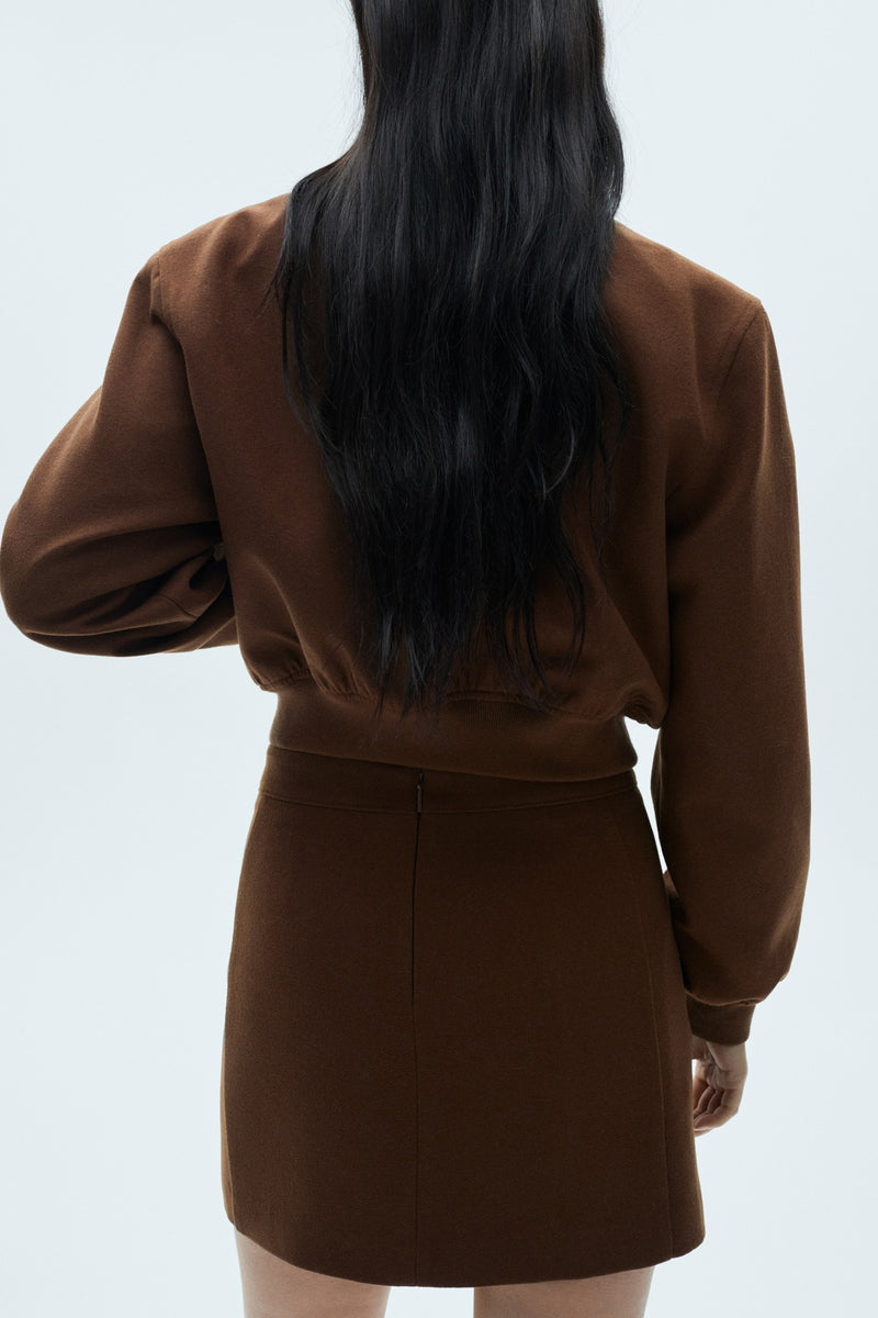 Veste courte Brun - Mango