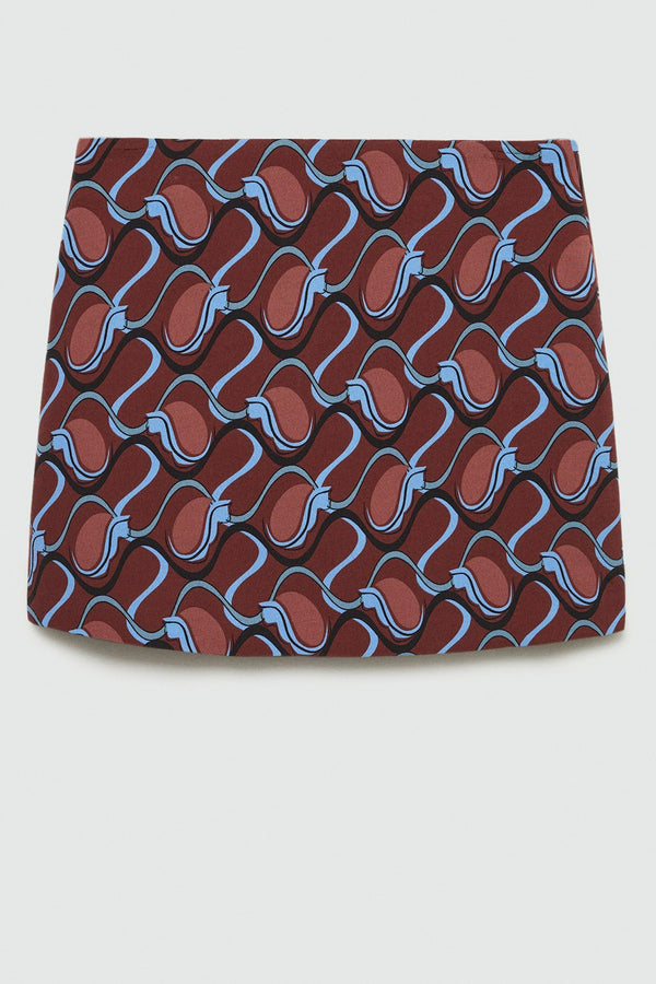 Jupe courte Rouge - Mango