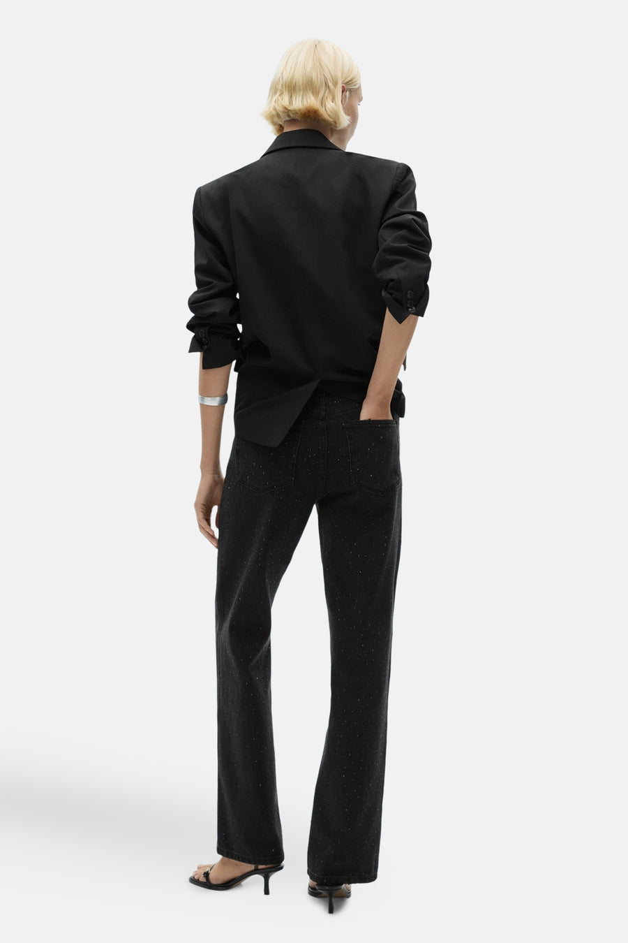 DIONI - dark grey denim - MANGO