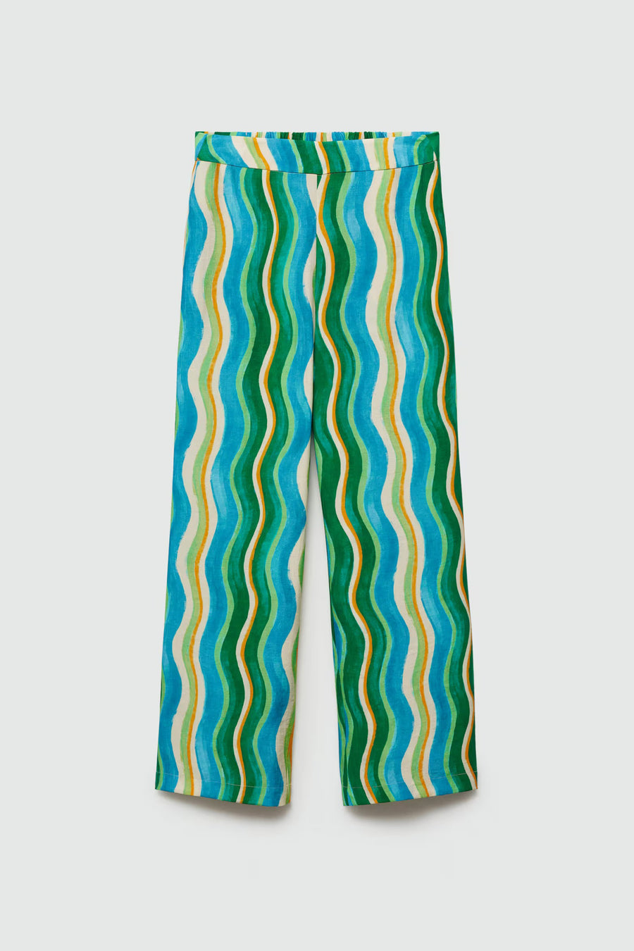 Pantalon 7/8 - vert - MANGO