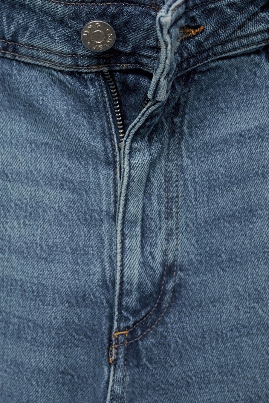 CATHERIN - mid blue denim - MANGO