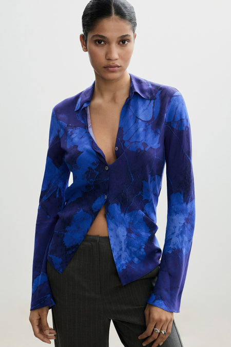 Chemisier (manches longues) Bleu - Mango