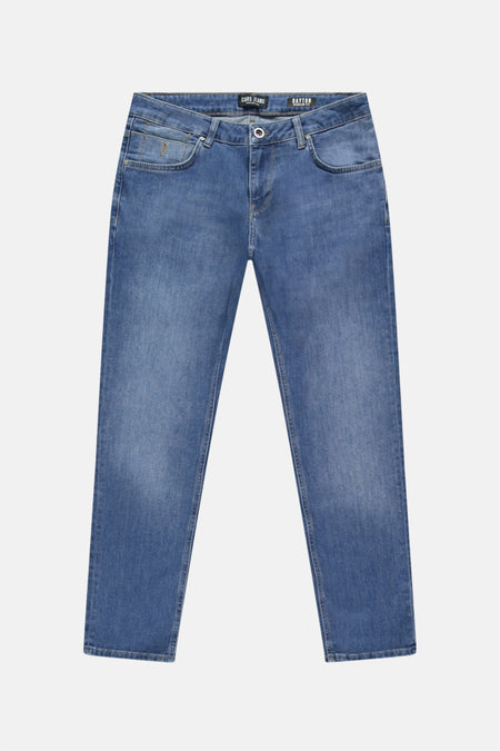 Jeans straight mid blue denim - Cars