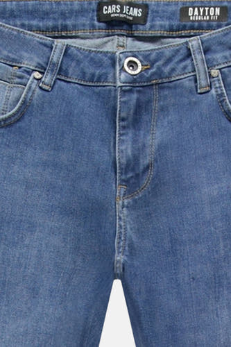 Jeans straight mid blue denim - Cars