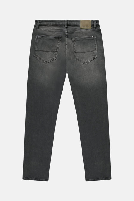 Jeans straight dark grey denim - Cars