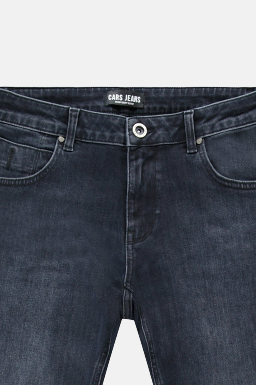 Jeans straight blue black denim - Cars